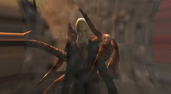 Slender Man, tall and scary