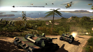 The scenery in this RTS wargame is stunning, but keep your eyes on the prize because its also deadly out here!