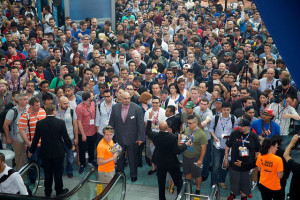 In this photo by the Entertainment Software Association (ESA), lots of people wait to get into E3 2014. But once there, what were the best things to see?