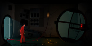 A gameplay screenshot from The Silent Age, a game that has captured Meg's imagination this week.