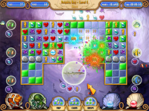 We did it! We saved the ocean by connecting gems.