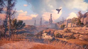 Destiny is a mix of decaying urban squalor and overgrown wild areas. Both have their visual charms.