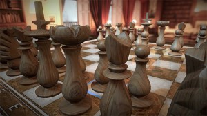 If the pieces were any larger it would look like a scene straight from Alice In Wonderland.