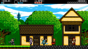 Not only does the town in Shovel Knight have some nice NPCs, but there is a bard who will pay you for, and play, any of the cool sheet music you find.