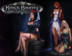 Much of the artwork in King Bounty Dark Side plays with the fact that you are a dark hero. Its still playful, but flirts with being bad.