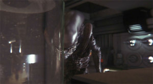 At this point your only hope is a jedi mind trick. "I am not the meal you are looking for."