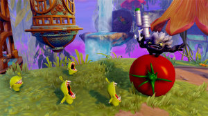 Eat your veggies, or use them to roll over your enemies. Either one works.