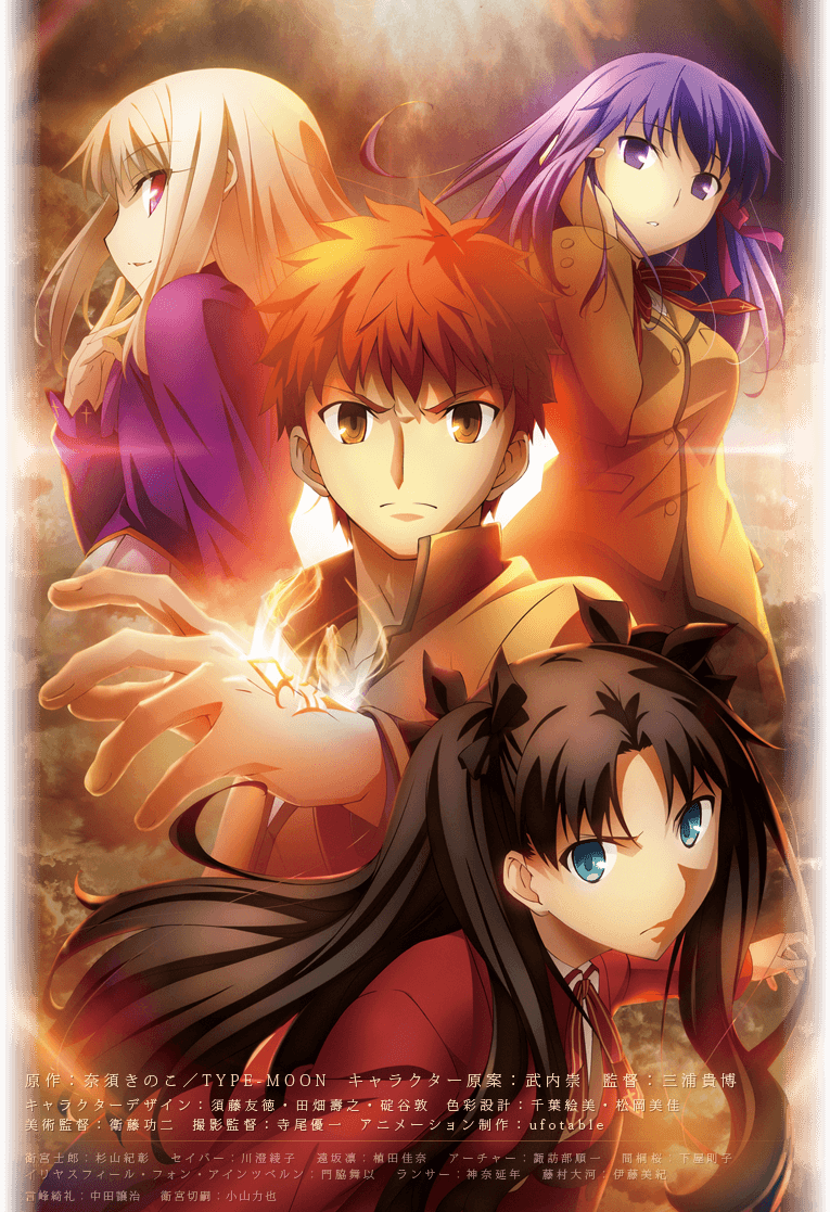 Anime Sunday Fate Stay Night Unlimited Blade Works