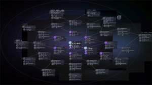 The tech web is both complicated, and much easier to manage than with previous games in the series.