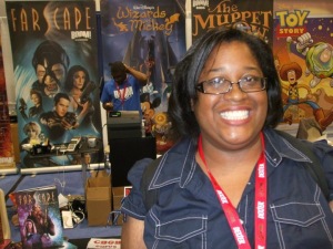 Karen Jones enjoying life and gaming culture. She will be deeply missed.