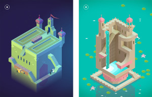 Mangical palaces, which can be manipulated to create new paths