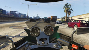 Driving in first person may take some getting used to. Thankfully Rockstar made all the FPS interfaces optional and configurable. 