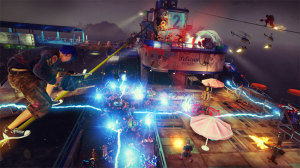 If you want to stay alive in Sunset Overdrive, you have to keep moving, which adds to the frantic pace of the gameplay.