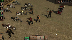 As with most modern takes on the zombie genre, thanks to The Walking Dead, your deadliest opponents in this game won't be the zombies. It's your fellow humans!
