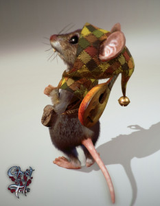 A mouse with a lute always melts hearts