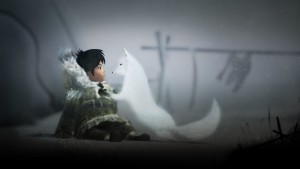 Nuna and fox in Never Alone.