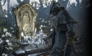 These creepy skeleton babies are actually your allies in Bloodborne. Called Messengers, these little guys will teleport you around the world to unlocked portals.