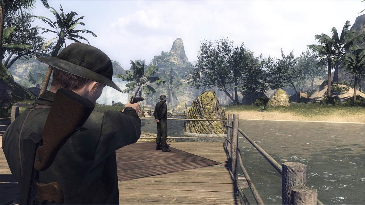 Disguises are essential in this wide open level since there are few places to hide.