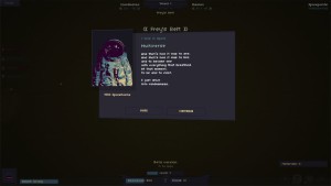 The pilot in the game likes to wax poetic about things in the game which adds a nice twist to the normal space exploration genre.