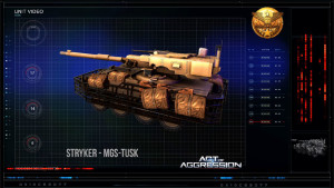 For your eyes only: very detailed stats and videos show each unit under your command, and those of your sworn enemies.