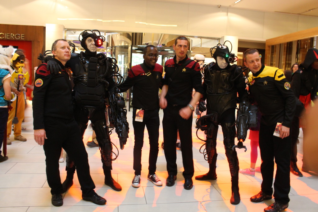 A Star Trek group with some really good Borgs.