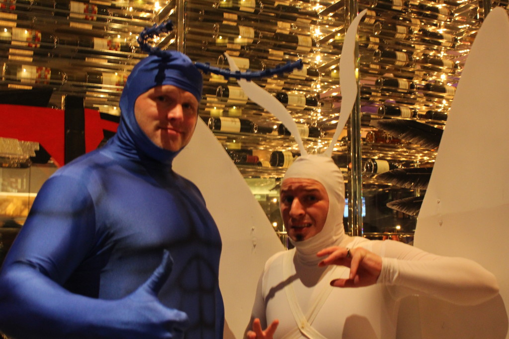 The Tick and Arthur, because they're awesome.