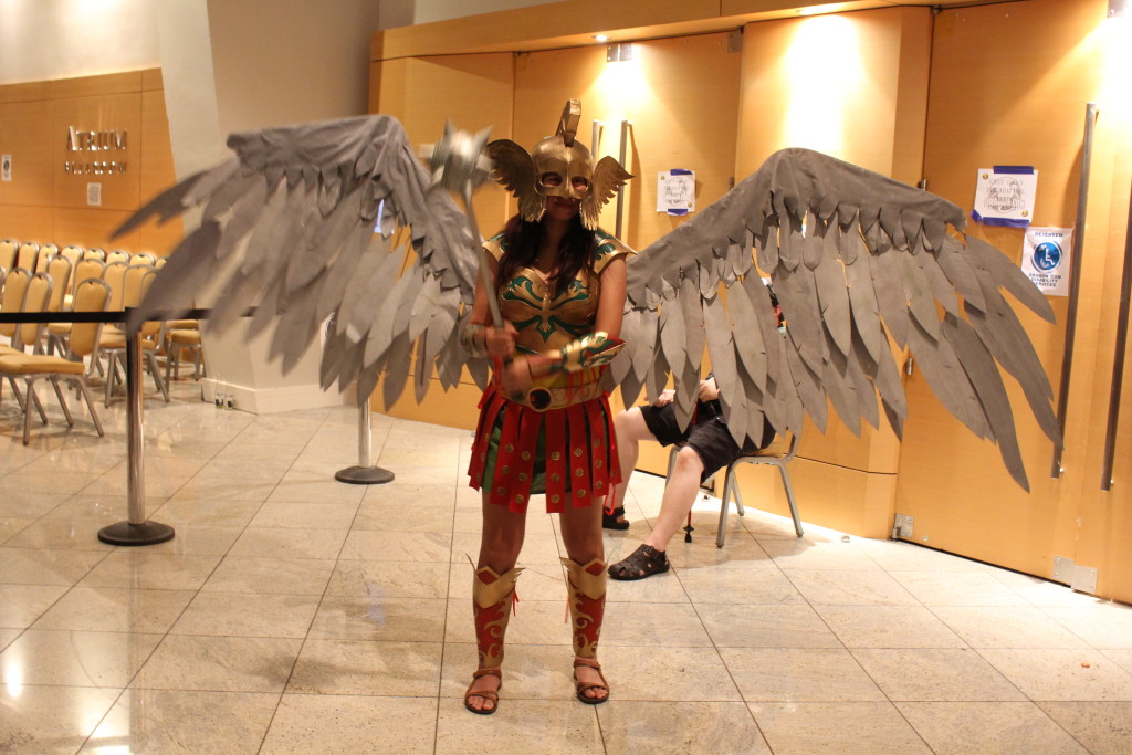 All hail the mighty Hawkgirl.