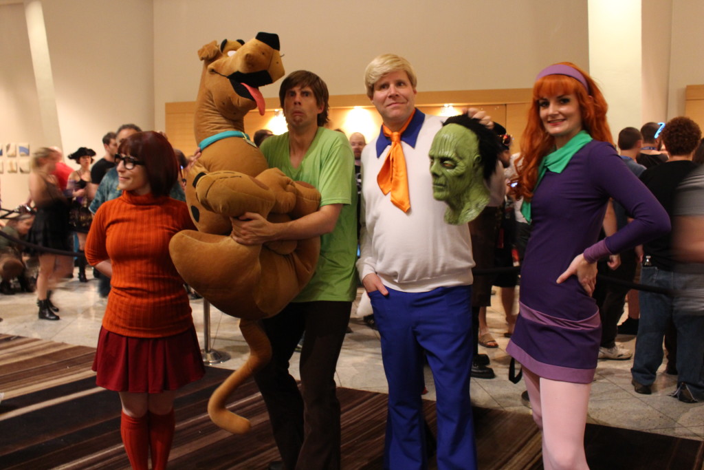 In the accuracy category, you would have to include this Scooby Doo cosplay group. Please give them a Scooby-Snack for being so deliciously awesome.