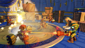 When outside your vehicle, the gameplay is pretty much like you would find in the rest of the Skylanders games.