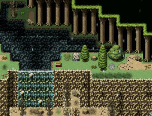Hey, look there. A treasure chest! Funny how RPGs always have them lying around.