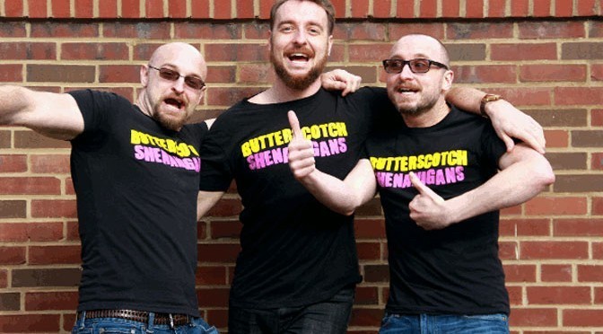 From left to right: Seth, Sam and Adam Coster.