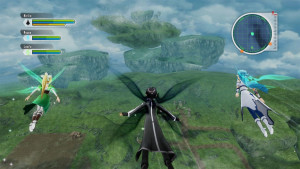 I'm flying! I'm flying! Well, this is different for the Sword Art series.
