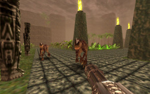 Turok also fights a lot of dinosaurs, which is kind of his thing.