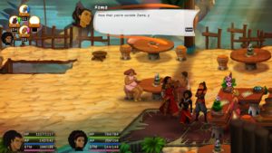 Characters in the game do more than just stand in the background. Each also has a unique look and personality.
