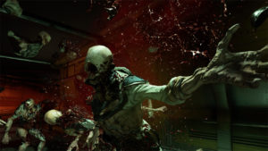 There should be a sign warning about the splatter zone.
