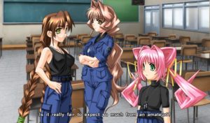 Chizuro, mariamo, and Miki in Muv Luv Unlimited.