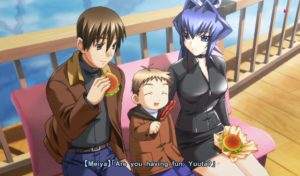 Takeru on a date with Meiya.