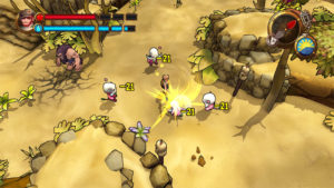 So it's 21 damage all around. I call this move the cut of the four winds!