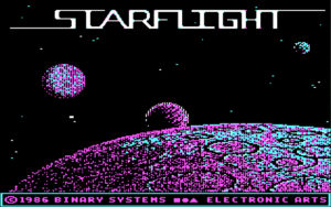My beloved Starflight, as big as open worlds could get back in the days of 8088 chipsets. Sigh, so missed.