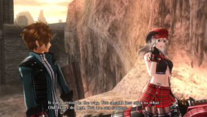 She doesn't offer a ton of snappy dialoge.