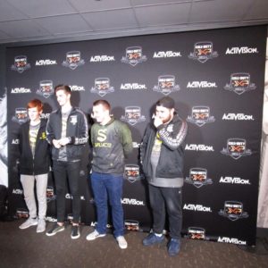 Team Splyce. Joee, Bance, Joshh, and Rated.