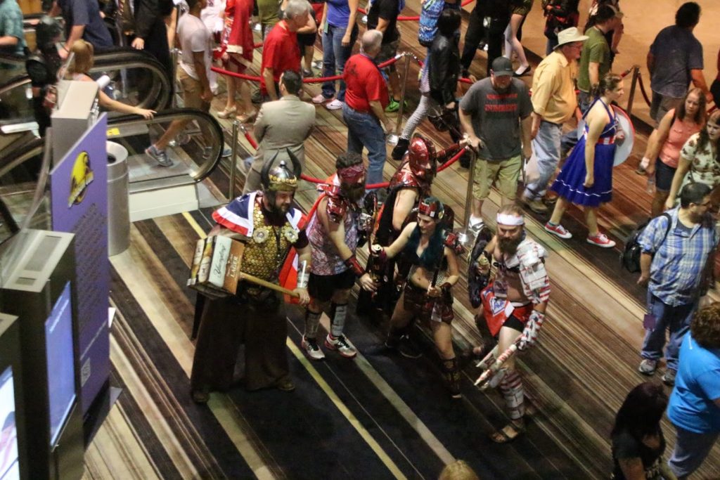 The Beerbarians were more friendly than fierce.