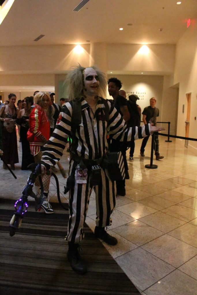 This one takes a little thought. It's BeetleJuice as a Ghost Buster!