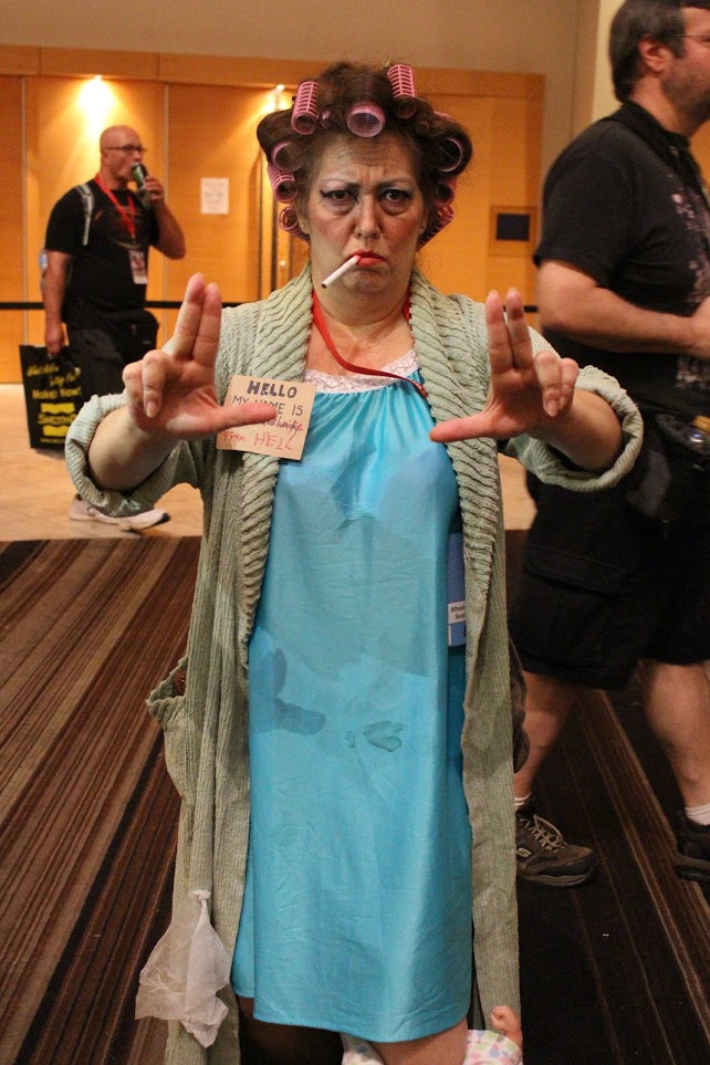 The Landlady from Kung Fu Hustle is apparently a DragonCon favorite. We get at least one every year!