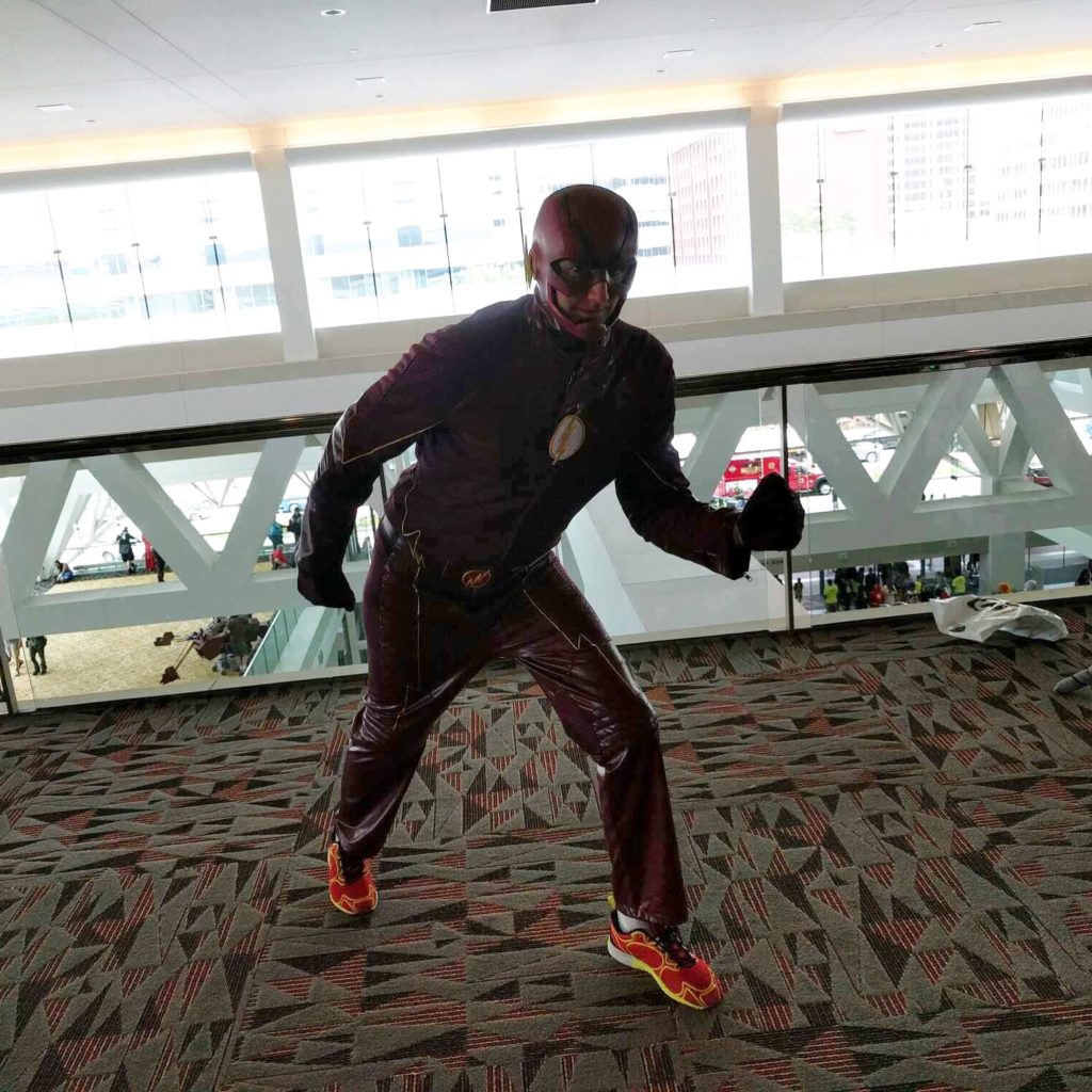 This guy was so fast, the Flash on our camera almost couldn't catch him.