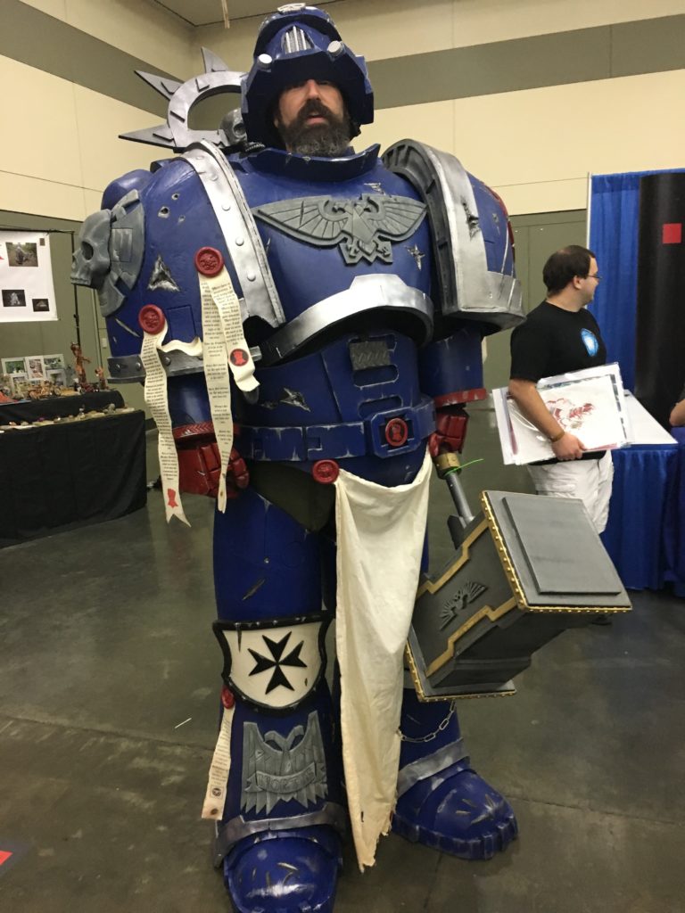 Crimson Fist Space Marine Captain reporting for duty.