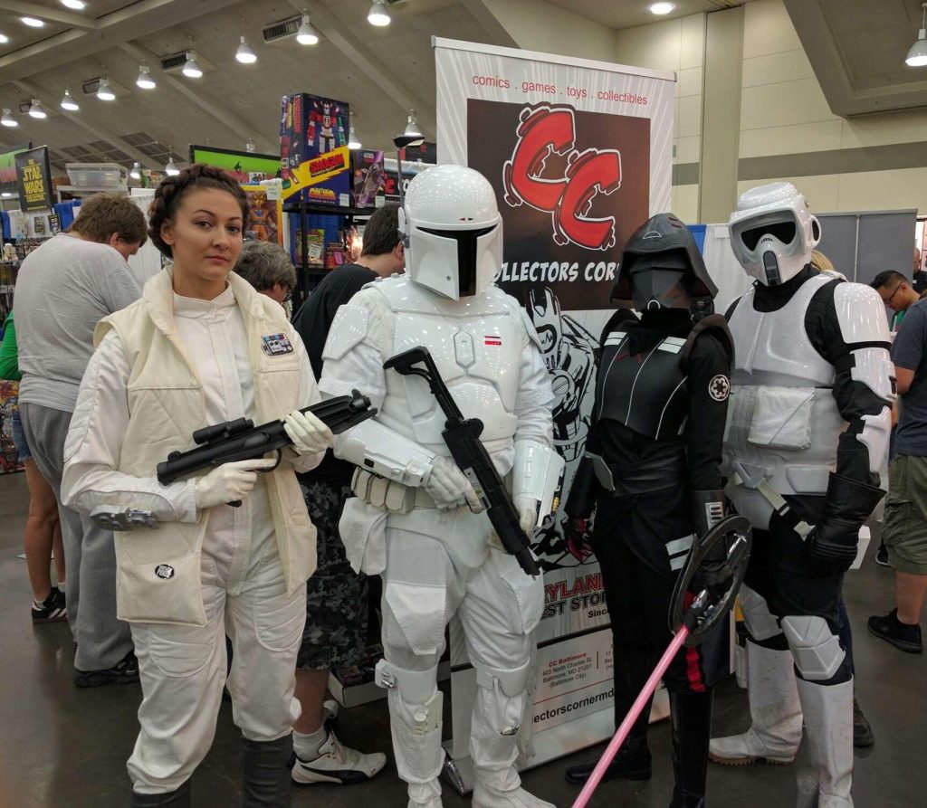 Some of the gang from Star Wars Rebels hanging out at this space station.