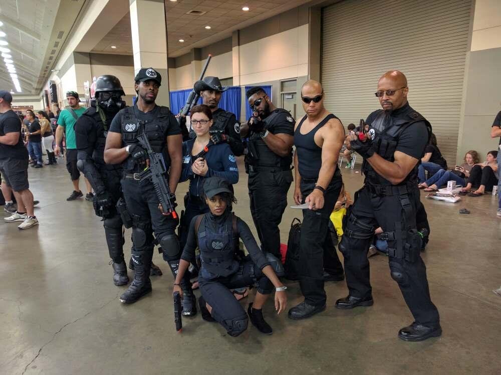 Baltimore Comic-Con was well protected by the Agents of SHIELD.