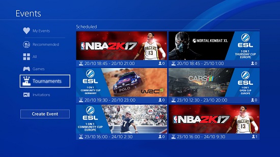 ESL PS4 Tournament