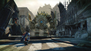 Is that monster or a wall? Perhaps both? Warning: incoming boss battle!